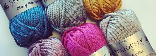 New yarn: Cygnet Yarns Seriously Chunky Metallics