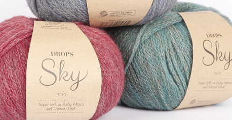 New yarn: DROPS Sky